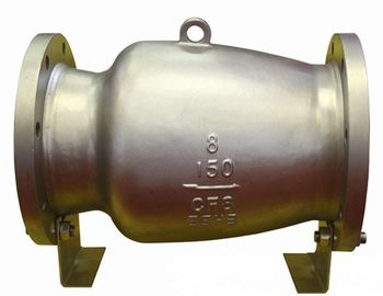 Tipo desempenho do BB do RF da válvula de verificação do fluxo axial do estábulo do projeto do garfo do ósmio