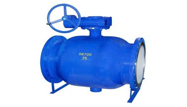 A válvula de bola segura do projeto do fogo durável/soldou inteiramente a cor do azul da válvula de bola