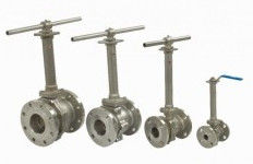 PN16 dispositivo estático criogênico da válvula de bola da flange da pressão 2PC o anti funde para fora a haste da prova
