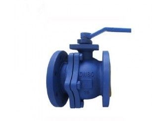 Válvula de bola padrão PN16 do aço carbono do RUÍDO da flange - operação da alavanca da pressão PN63