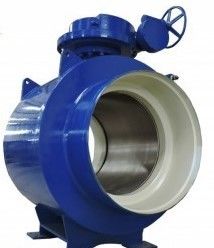 Material inteiramente soldado industrial PN50 do aço carbono da válvula de bola API6D A105 - PN1200