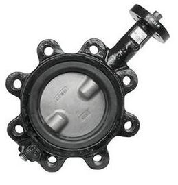 Válvulas de borboleta dútiles da linha central do ferro do OEM, válvula de borboleta do estilo do talão