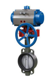 Válvulas de controle industriais do enlace hidráulico, válvula de borboleta pneumática