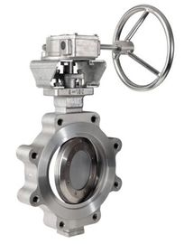 Serviço material do OEM do CI do escapamento de aço inoxidável WCB da válvula de borboleta zero