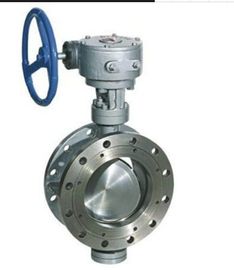 Fluxo direcional assentado da característica dois da válvula de borboleta metal excêntrico triplo