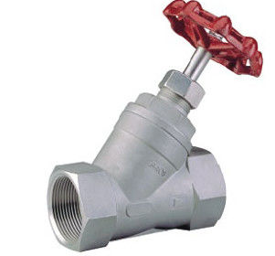 O tipo de Y parafusou operação da alavanca da pressão PN16/PN40 da válvula de globo do aço de molde da extremidade